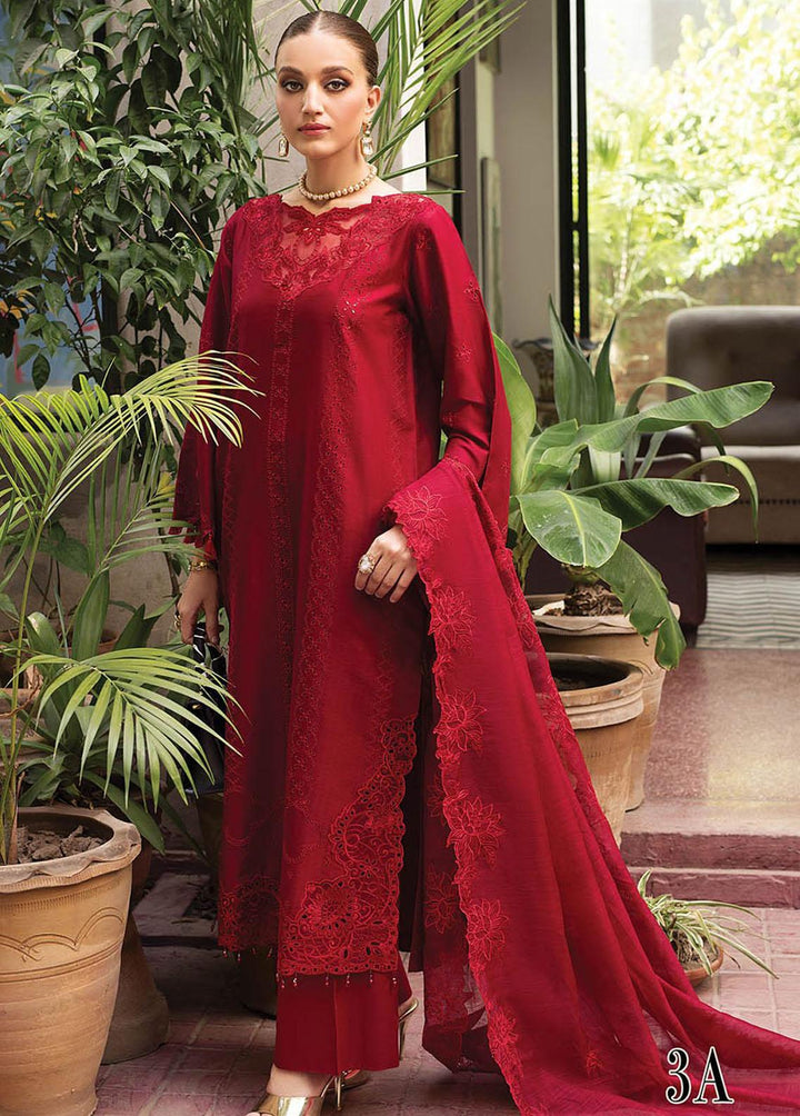 RajBari Embroidered Lawn Suits Unstitched 3 Piece RB23EL 3A - Premium Collection