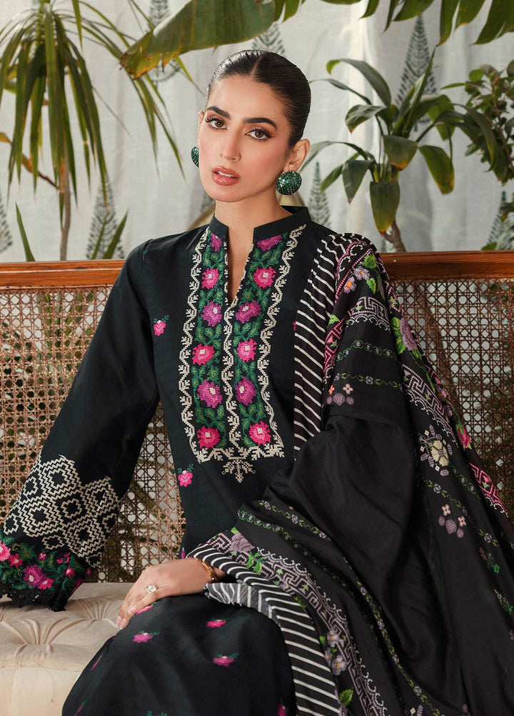 RajBari Embroidered Lawn Suits Unstitched 3 Piece RB24ES D-11 - Summer Collection
