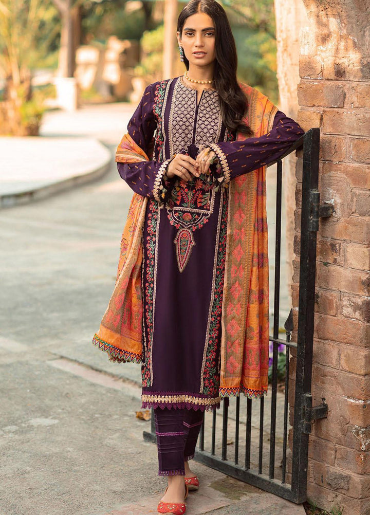 RajBari Embroidered Lawn Suits Unstitched 3 Piece RB22J 4A - Exclusive Collection