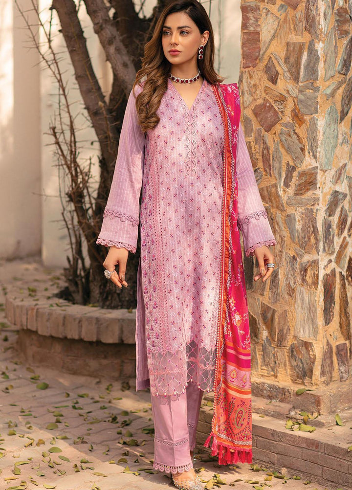 RajBari Embroidered Lawn Suits Unstitched 3 Piece RB22J 9B - Exclusive Collection