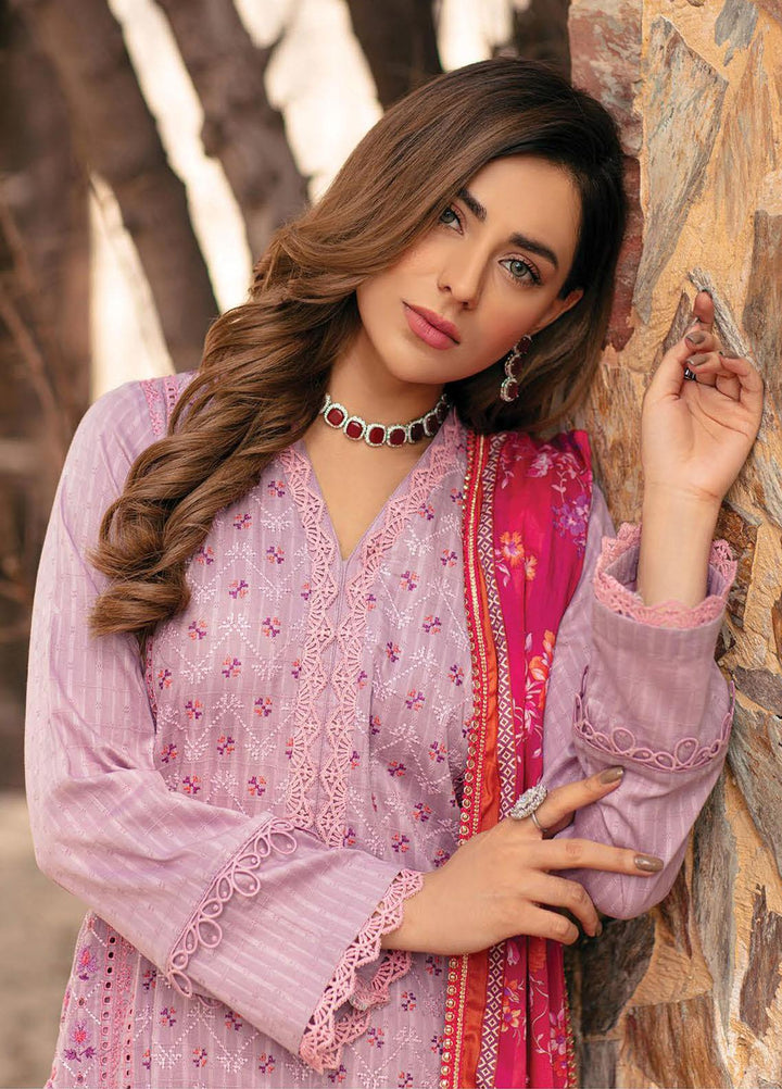 RajBari Embroidered Lawn Suits Unstitched 3 Piece RB22J 9B - Exclusive Collection
