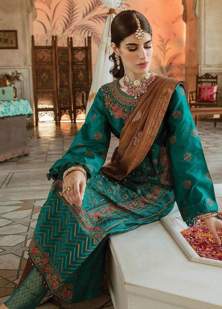 RajBari Embroidered Chikankari Suits Unstitched 3 Piece RB21PC 06A - Winter Collection
