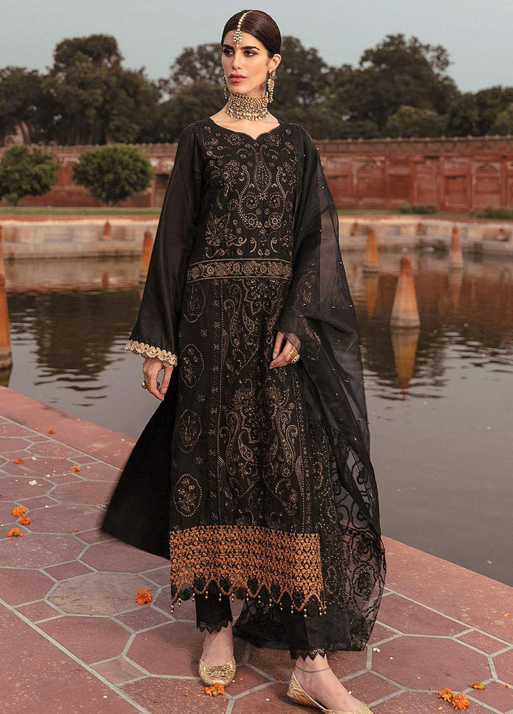 RajBari Embroidered Chikankari Suits Unstitched 3 Piece RB21PC 07B - Winter Collection