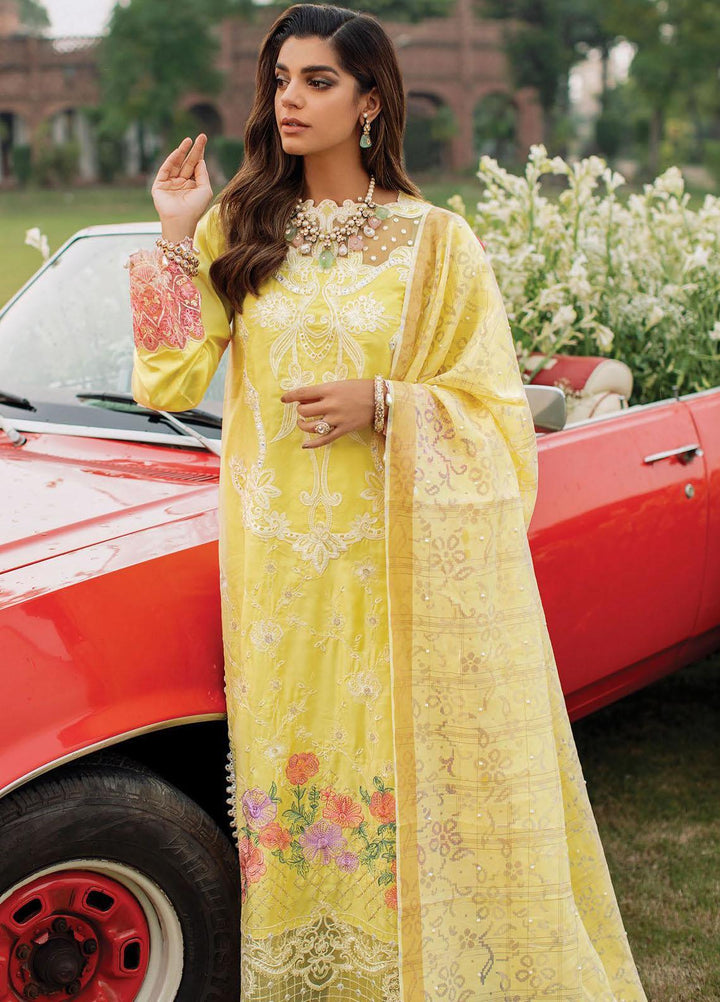 RajBari Embroidered Viscose Silk Suits Unstitched 3 Piece RB22FW 1A - Luxury Collection