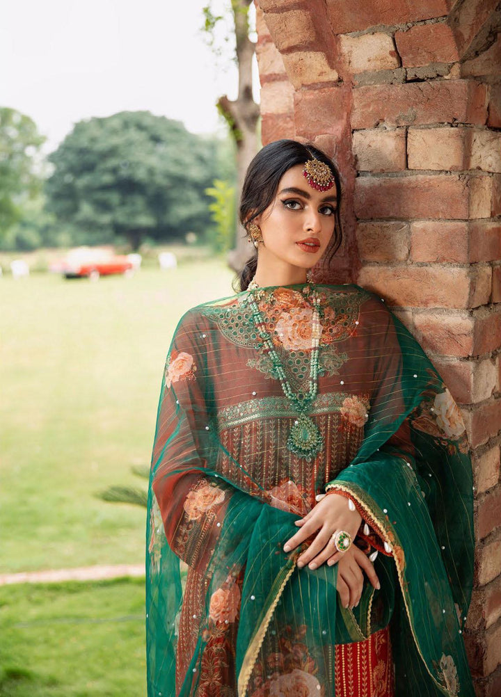 RajBari Embroidered Viscose Silk Suits Unstitched 3 Piece RB22FW 4A - Luxury Collection