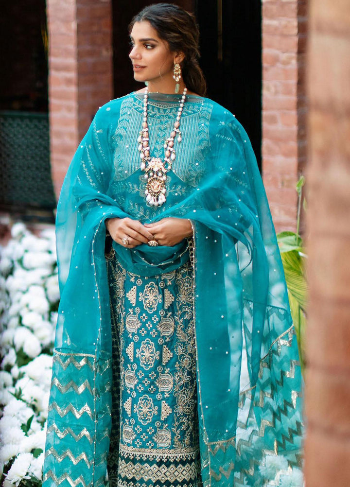 RajBari Embroidered Cotton Silk Suits Unstitched 3 Piece RB22FW 6B - Luxury Collection