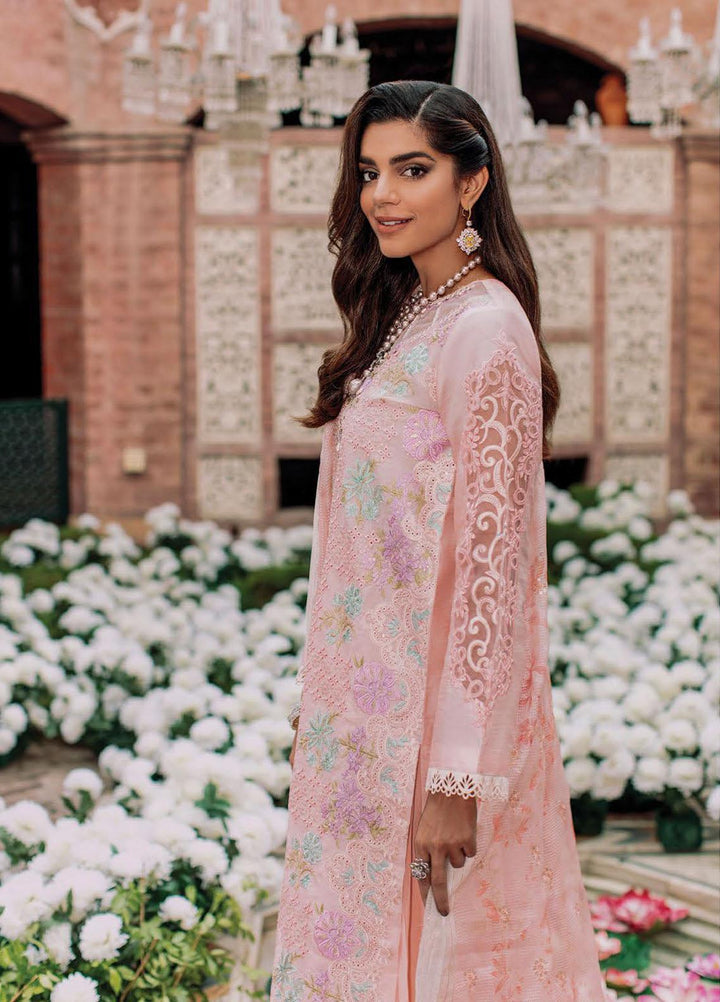 RajBari Embroidered Chikankari Suits Unstitched 3 Piece RB22FW 7A - Luxury Collection