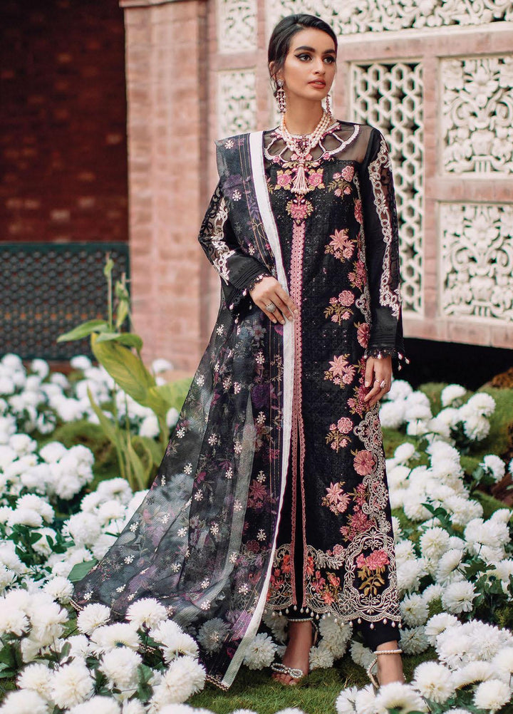 RajBari Embroidered Chikankari Suits Unstitched 3 Piece RB22FW 7B - Luxury Collection