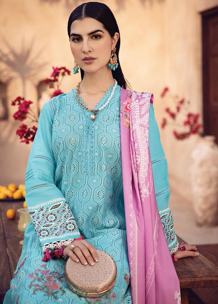 RajBari Embroidered Chikankari Suits Unstitched 3 Piece RB23CK 6B - Premium Collection