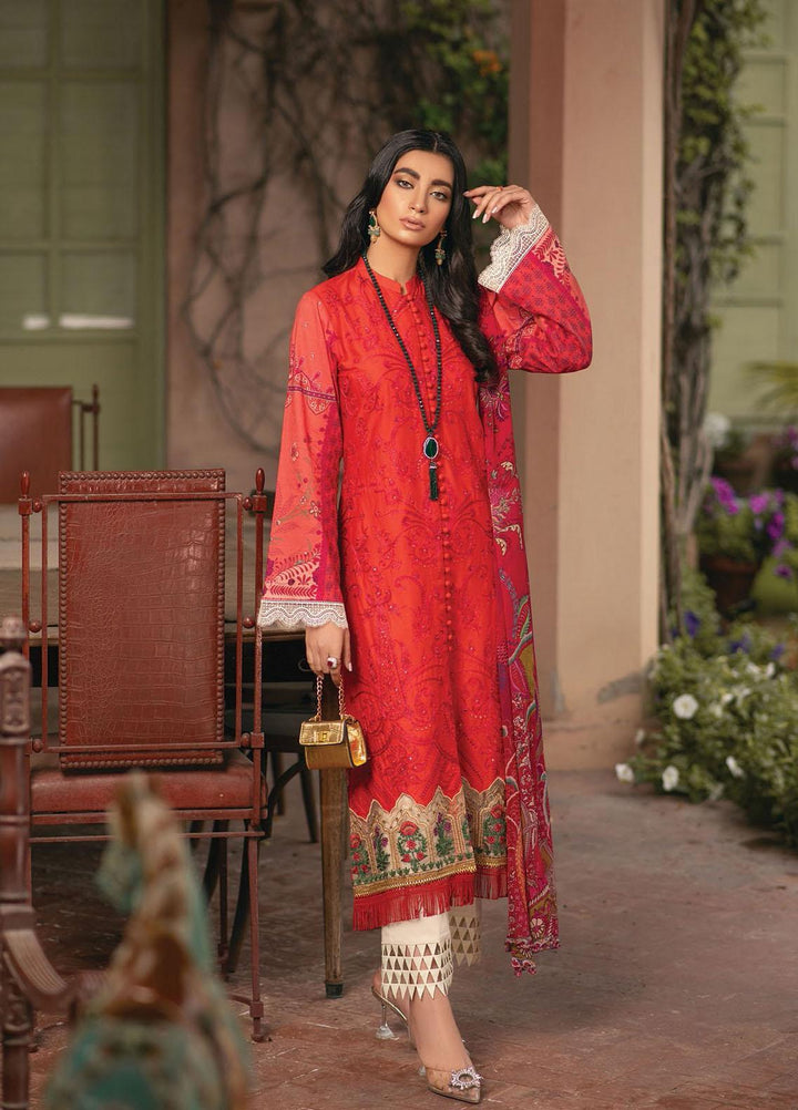 RajBari Embroidered Chikankari Suits Unstitched 3 Piece RB21F 1A - Festive Collection