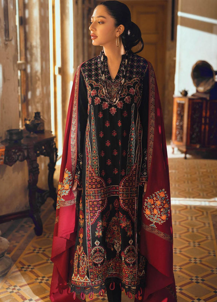 RajBari Embroidered Karandi Suits Unstitched 3 Piece RB22WE 6A - Winter Collection