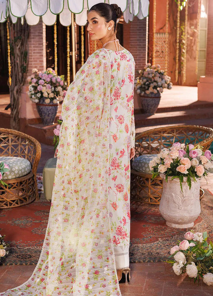 RajBari Printkari Embroidered Lawn Suit Unstitched 3 Piece RB24P 6B - Summer Collection