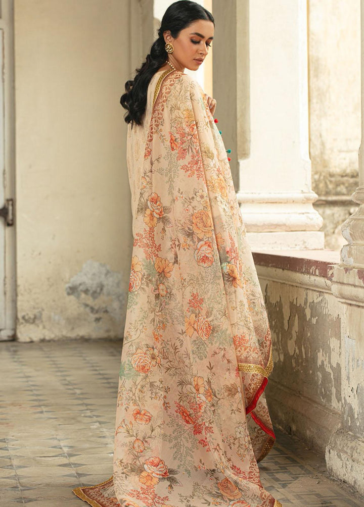 RajBari Embroidered Jacquard Suits Unstitched 3 Piece RB22SS 1B - Spring / Summer Collection
