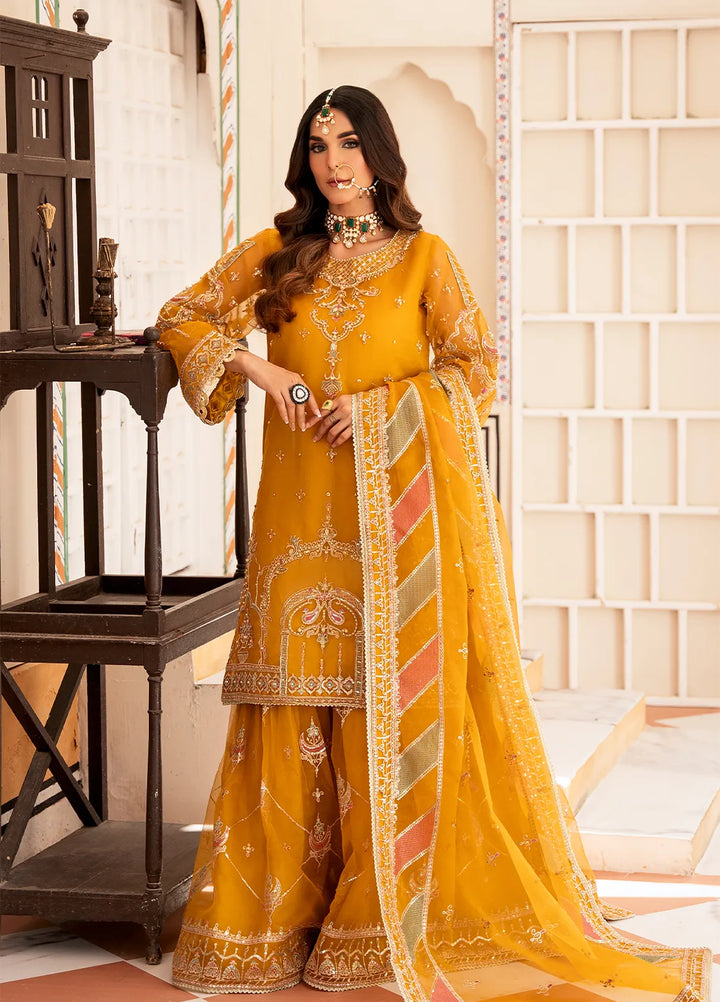 Rajwani by HM Pret Embroidered Organza 3 Piece Suit Jahan Ara