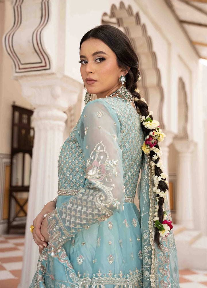 Rajwani by HM Pret Embroidered Organza 3 Piece Suit Mahgul