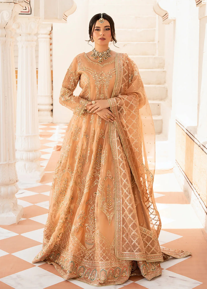 Rajwani by HM Pret Embroidered Organza 3 Piece Suit Mahpara