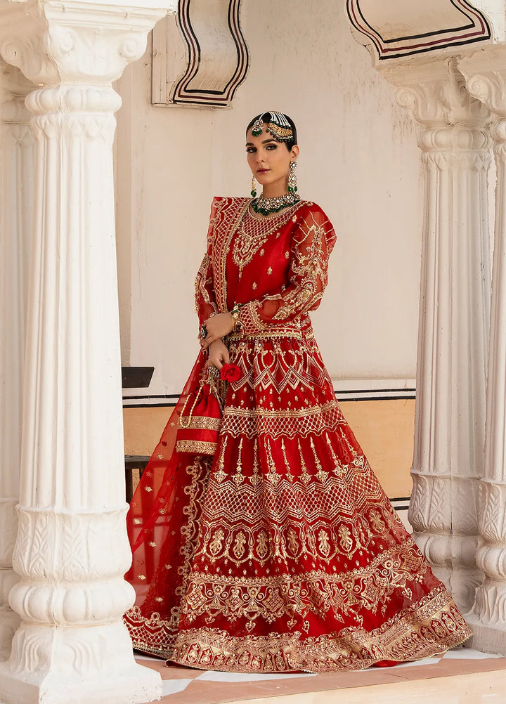 Rajwani by HM Pret Embroidered Organza 3 Piece Suit Reet