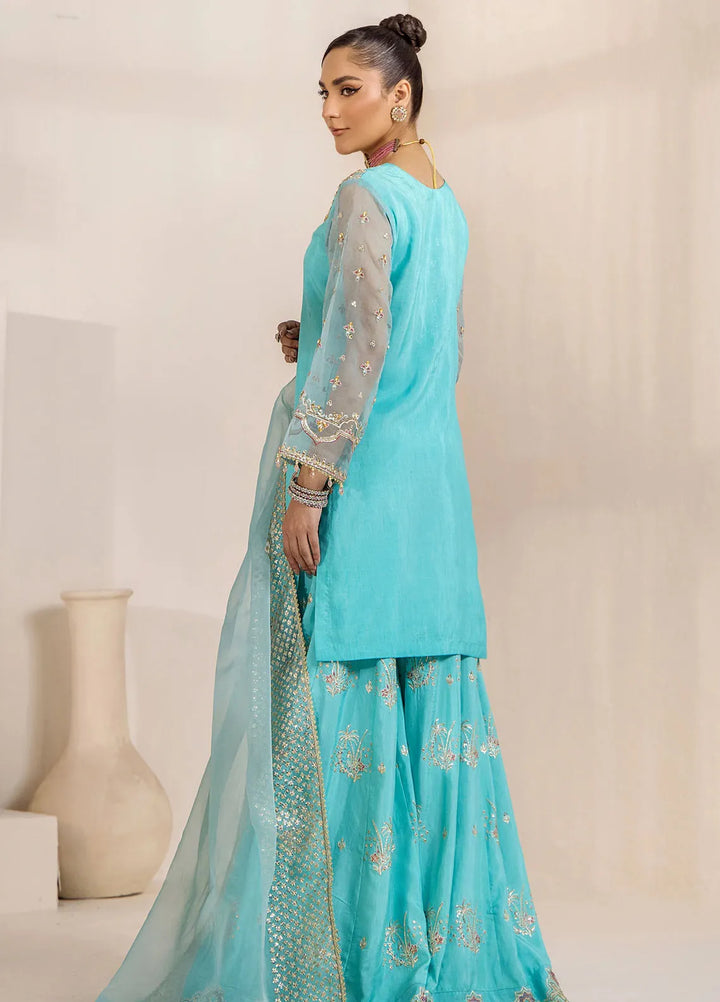 Rajwani by HM Pret Embroidered Raw Silk 3 Piece Suit Afreen