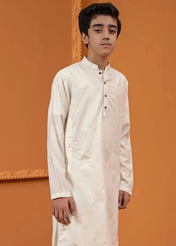 Rang By Ahmad Raza Wash N Wear Embroidered Boys Kurta Pajama -  AR8009