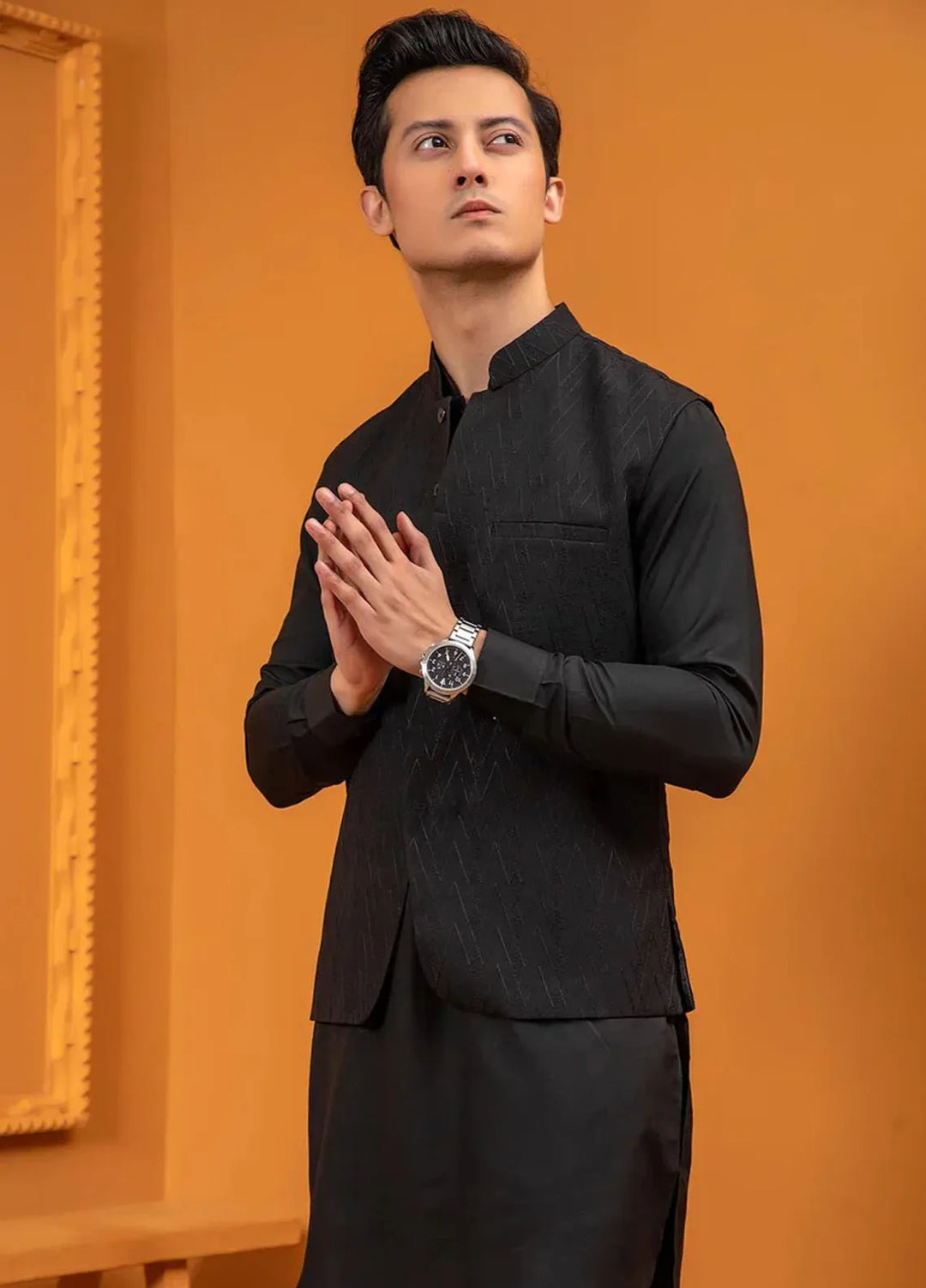 Rang By Ahmad Raza Wash N Wear Fancy Men 3 Piece Suit -  AR5062