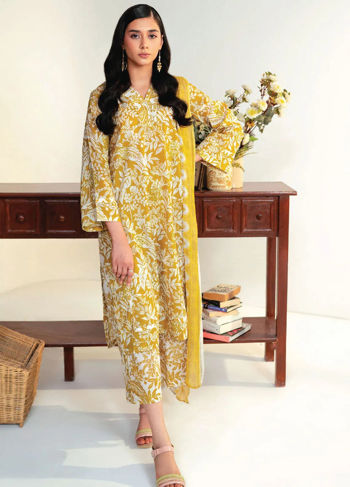 Rang e Bahar by Humdum Embroidered Lawn Suits Unstitched 3 Piece HD25RB D-04 - Summer Collection