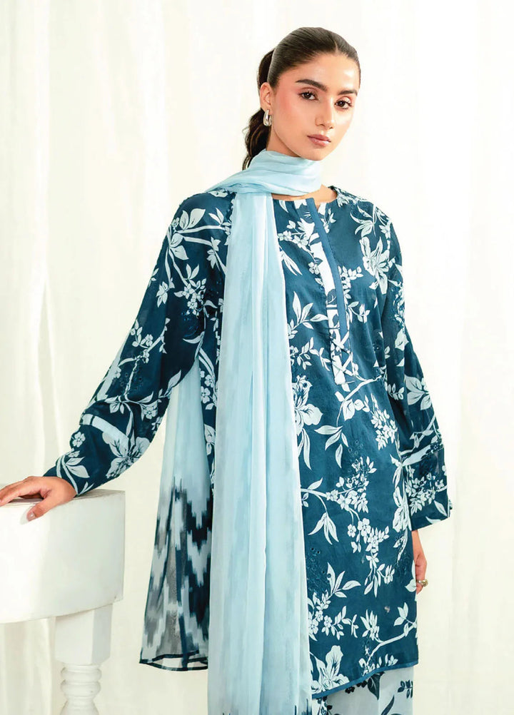 Rang e Bahar by Humdum Embroidered Lawn Suits Unstitched 3 Piece HD25RB D-05 - Summer Collection