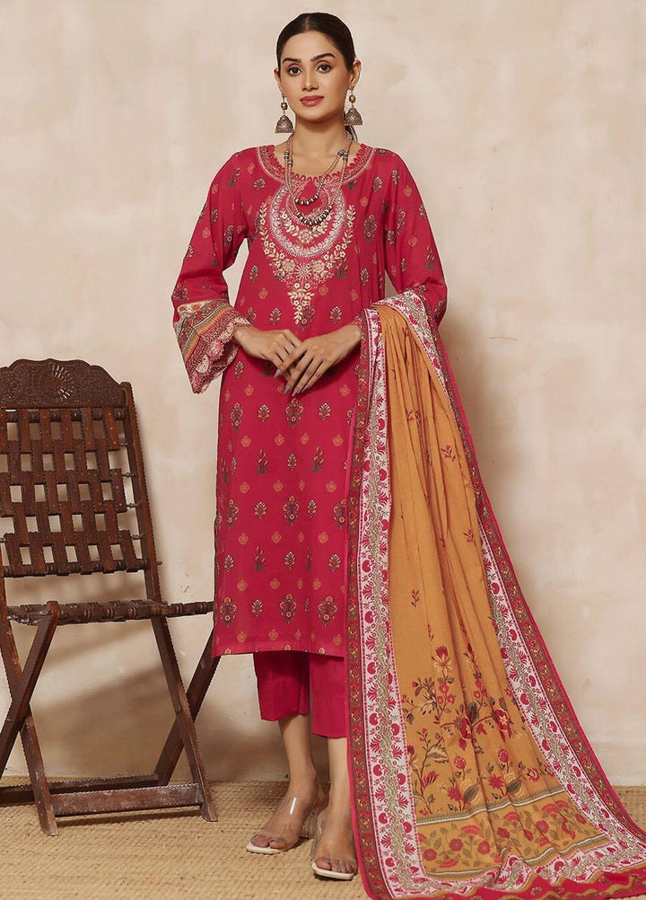 Rang-e-Hayah By Khas Embroidered Lawn Suits Unstitched 3 Piece KHS23RH KL-1930 - Summer Collection