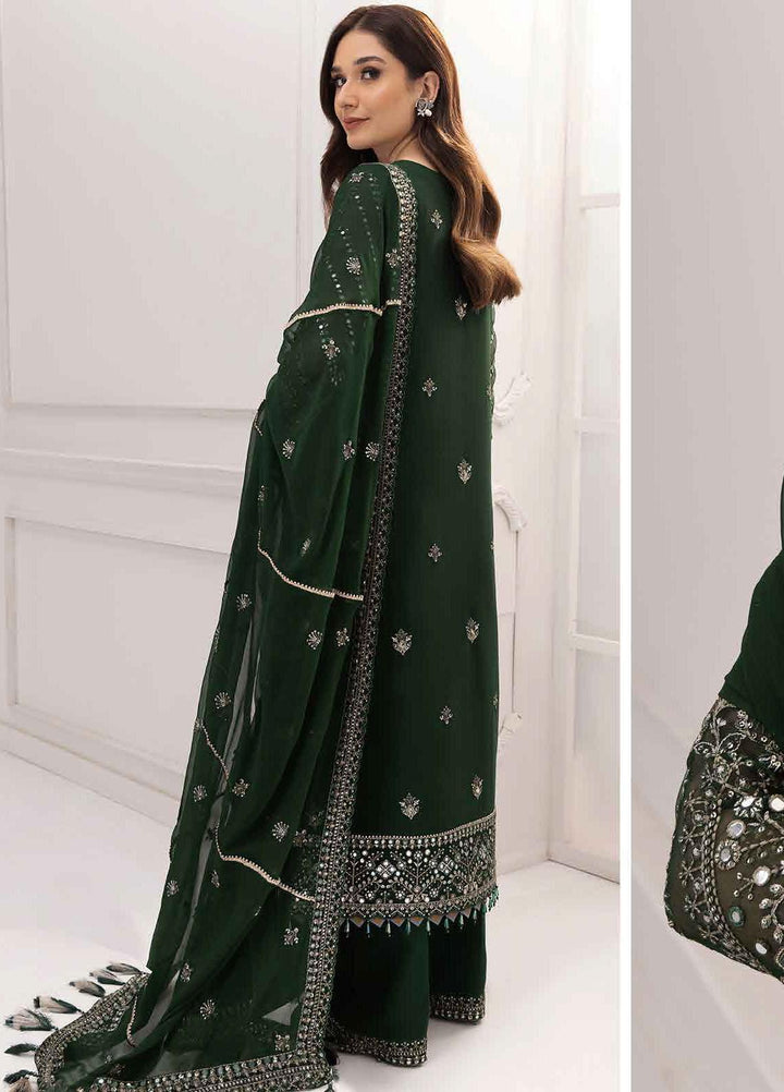 Rang-E-Mehr By Alizeh Fashion Embroidered Chiffon Suits Unstitched 3 Piece AFB23RM Zar - Luxury Collection