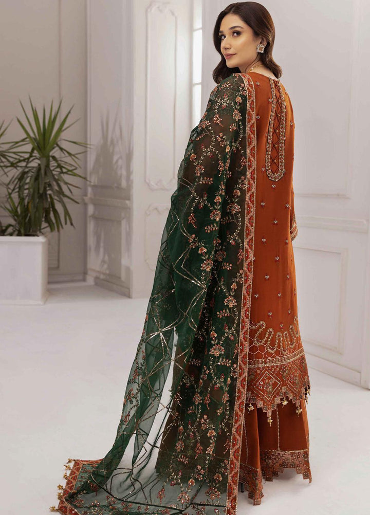 Rang-E-Mehr By Alizeh Fashion Embroidered Chiffon Suits Unstitched 3 Piece AFB23RM Aarmish - Luxury Collection