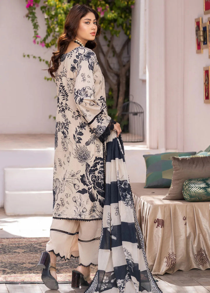 Rang E Noor By Humdum Printed Lawn Suit Unstitched 3 Piece HD24R D-03 - Summer Collection
