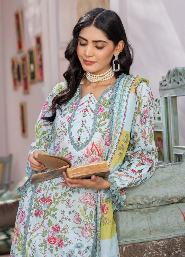 Rang E Noor By Humdum Printed Lawn Suit Unstitched 3 Piece HD24R D-07 - Summer Collection