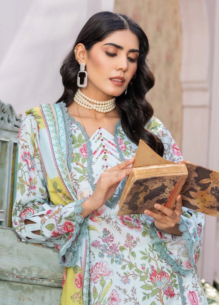 Rang E Noor By Humdum Printed Lawn Suit Unstitched 3 Piece HD24R D-07 - Summer Collection