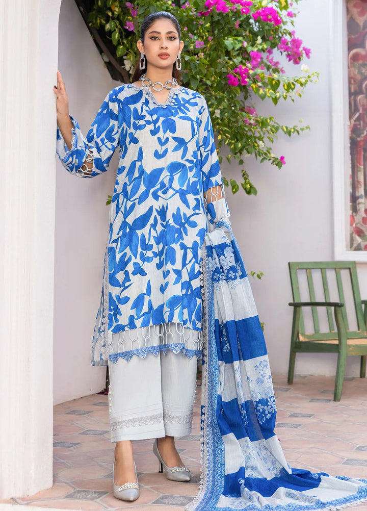Rang E Noor By Humdum Printed Lawn Suit Unstitched 3 Piece HD24R D-09 - Summer Collection