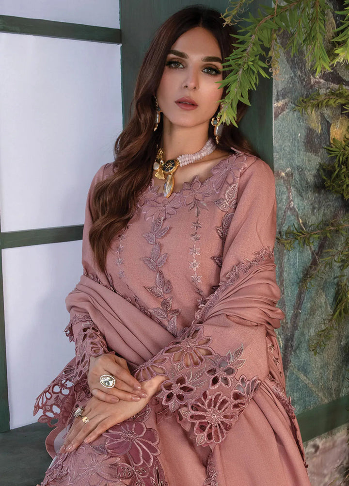 Rang Rasiya Embroidered Karandi Suit Unstitched 3 Piece D-11 Chai - Winter Collection