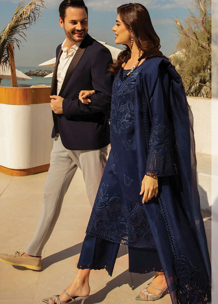 Rang Rasiya Embroidered Lawn Suits Unstitched 3 Piece RR25PS D-02 Zara - Summer Collection