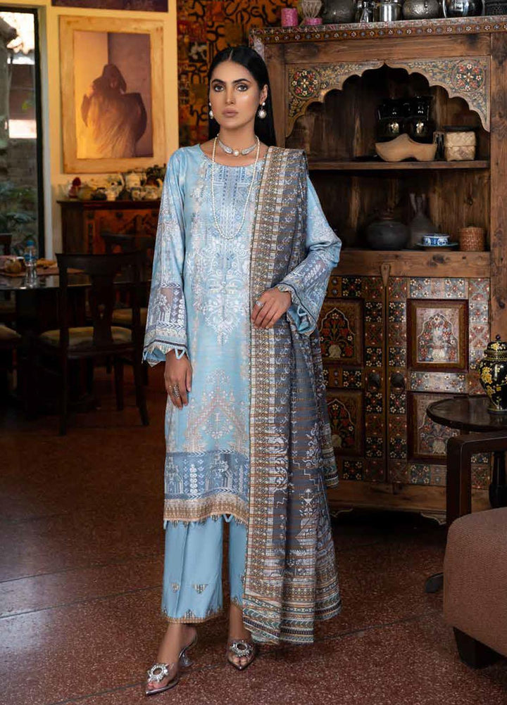 Rang Rasiya Embroidered Dobby Linen Suits Unstitched 3 Piece RR21FW D-636 CHORTTE - Winter Collection