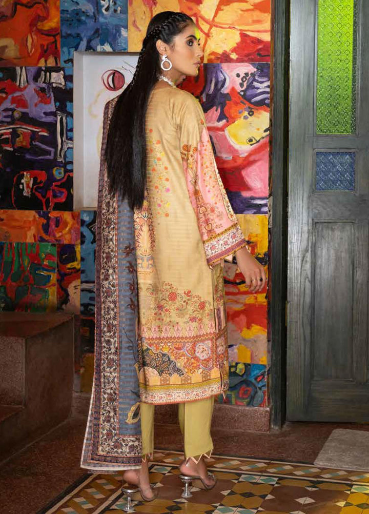 Rang Rasiya Embroidered Dobby Linen Suits Unstitched 3 Piece RR21FW D-640 GENICA - Winter Collection