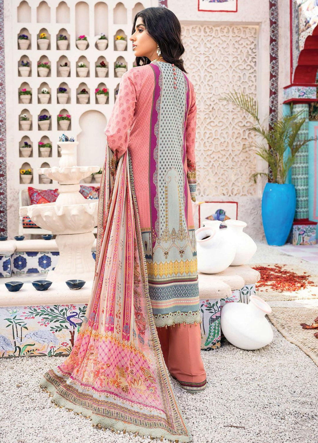 Florence Meherbano By Rang Rasiya Embroidered Lawn Suits Unstitched 3 Piece RR21FM 12 Zeemal - Spring / Summer Collection