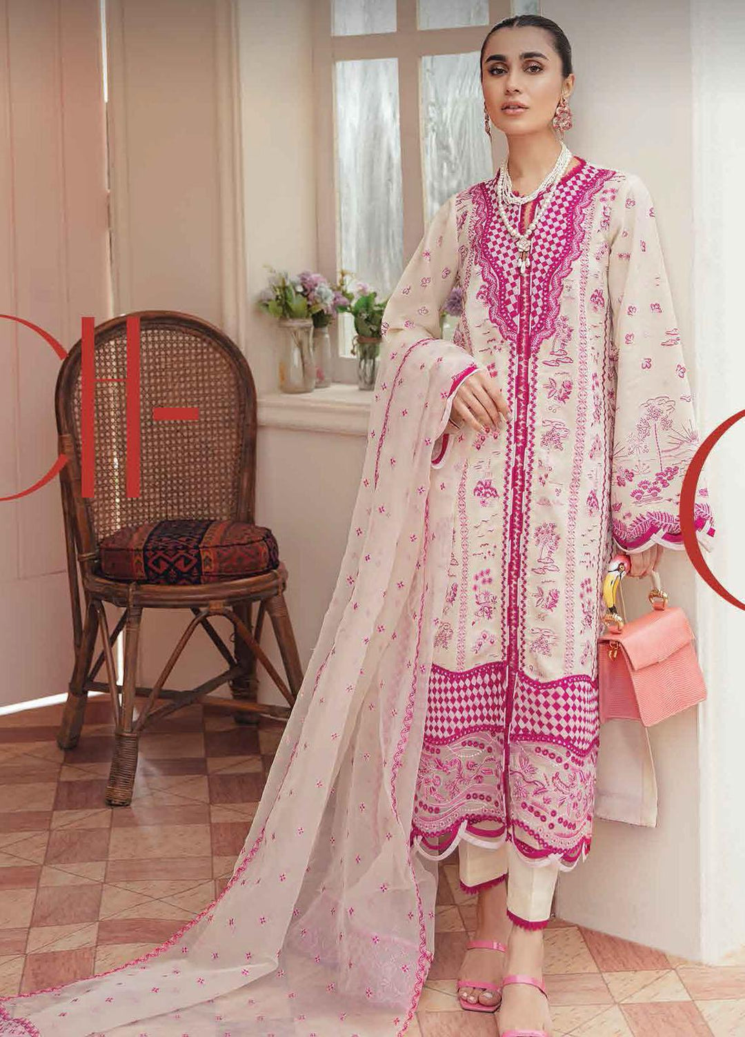 Rang Rasiya Embroidered Lawn Suits Unstitched 3 Piece RR22EL 09 Duchess - Summer Collection