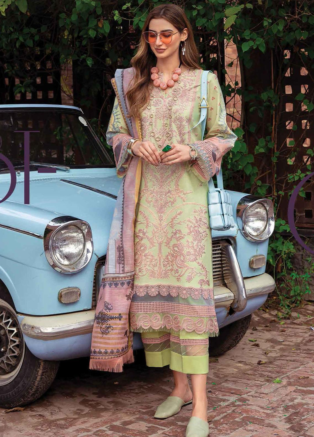 Lifestyle By Rang Rasiya Embroidered Lawn Suits Unstitched 3 Piece RR22LL 06 Anastasia - Summer Collection
