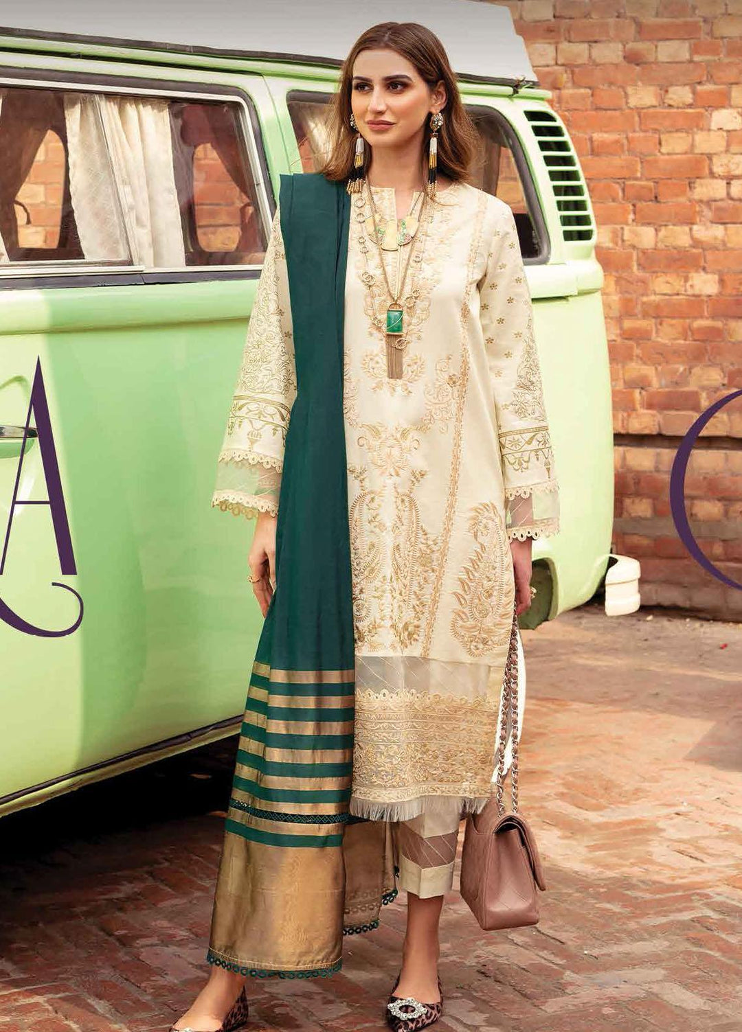 Lifestyle By Rang Rasiya Embroidered Lawn Suits Unstitched 3 Piece RR22LL 09 Zara - Summer Collection
