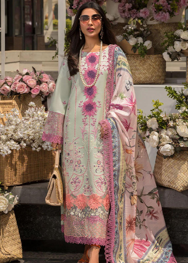 Rang Rasiya Embroidered Lawn Suits Unstitched 3 Piece RR23C Keya - Festive Collection