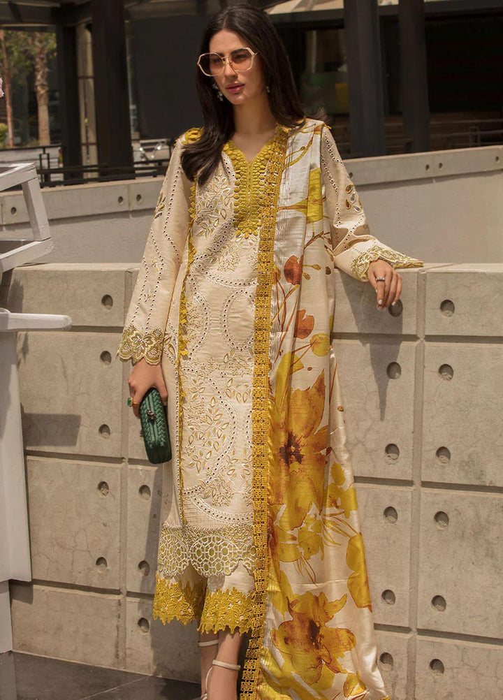 Rang Rasiya Embroidered Lawn Suits Unstitched 3 Piece RR23C Amani - Festive Collection