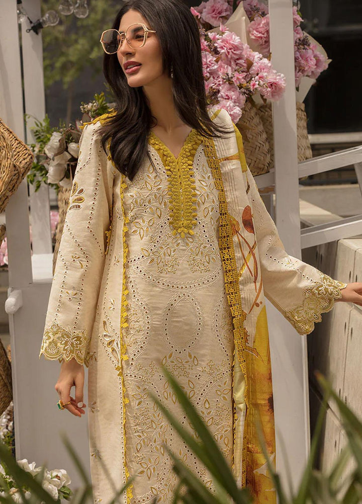 Rang Rasiya Embroidered Lawn Suits Unstitched 3 Piece RR23C Amani - Festive Collection