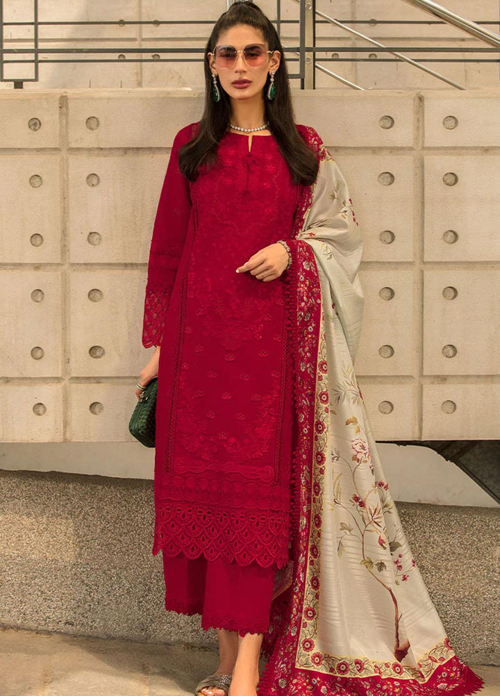 Rang Rasiya Embroidered Lawn Suits Unstitched 3 Piece RR23C Ayla - Festive Collection