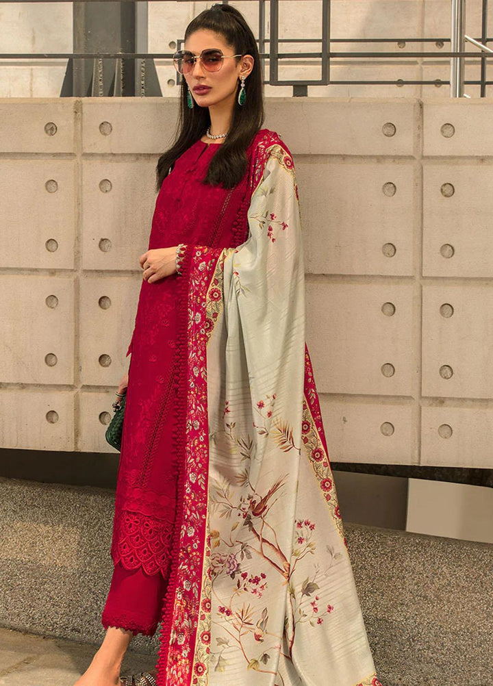 Rang Rasiya Embroidered Lawn Suits Unstitched 3 Piece RR23C Ayla - Festive Collection