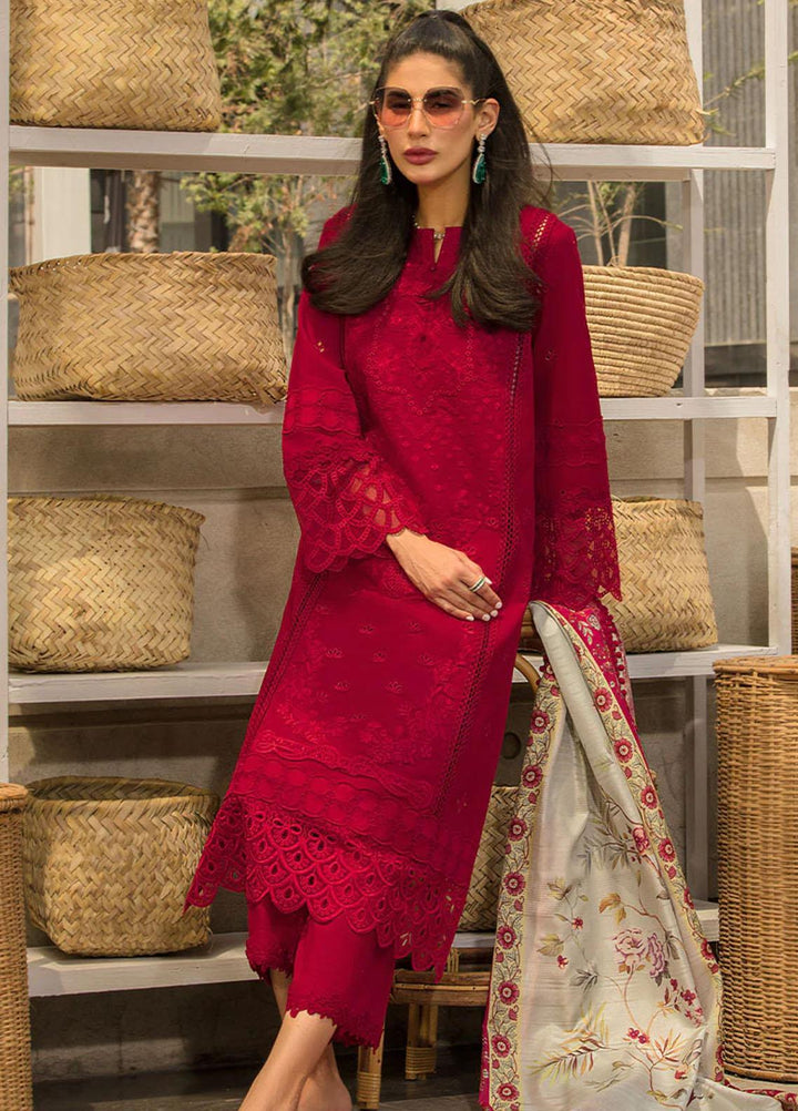 Rang Rasiya Embroidered Lawn Suits Unstitched 3 Piece RR23C Ayla - Festive Collection