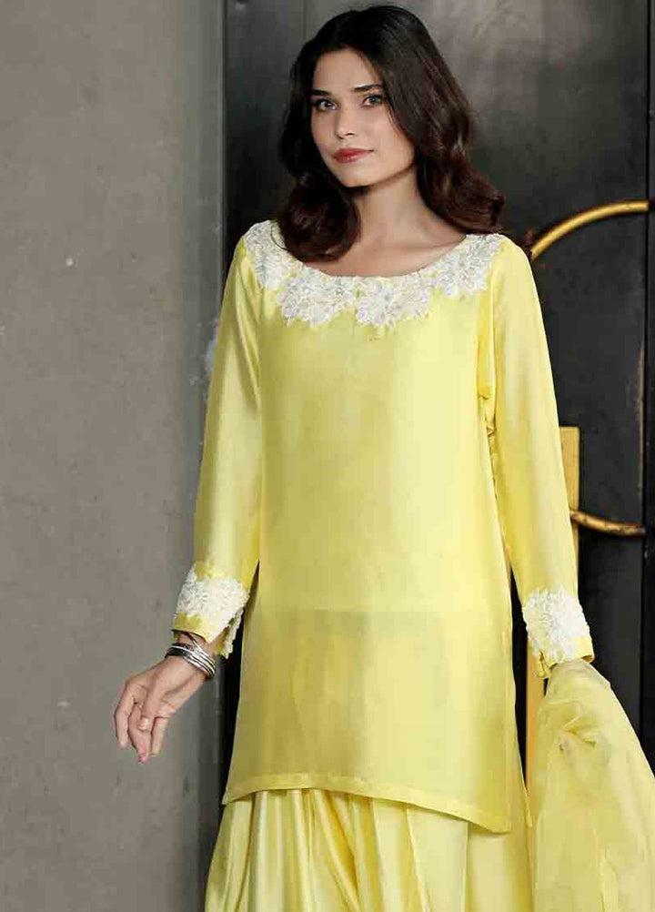 Rangeen Pret Dyed Butter Silk 3 Piece Mehreen