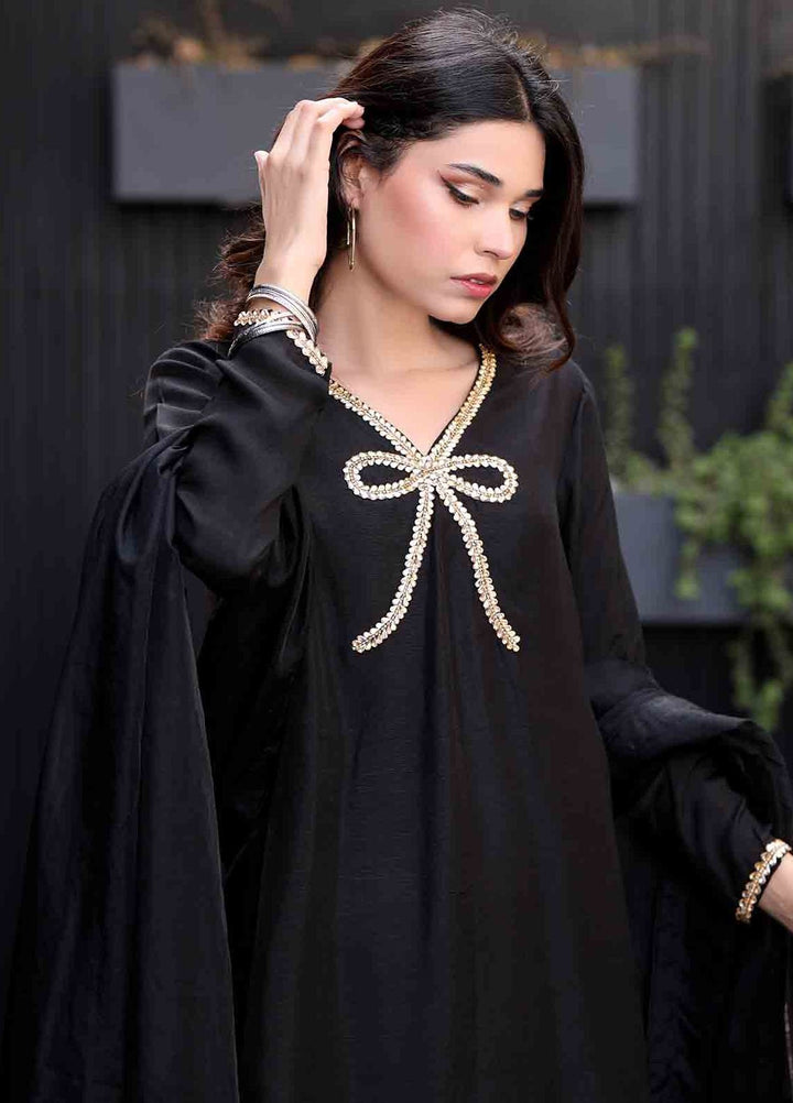 Rangeen Pret Dyed Raw Silk 3 Piece Maahi