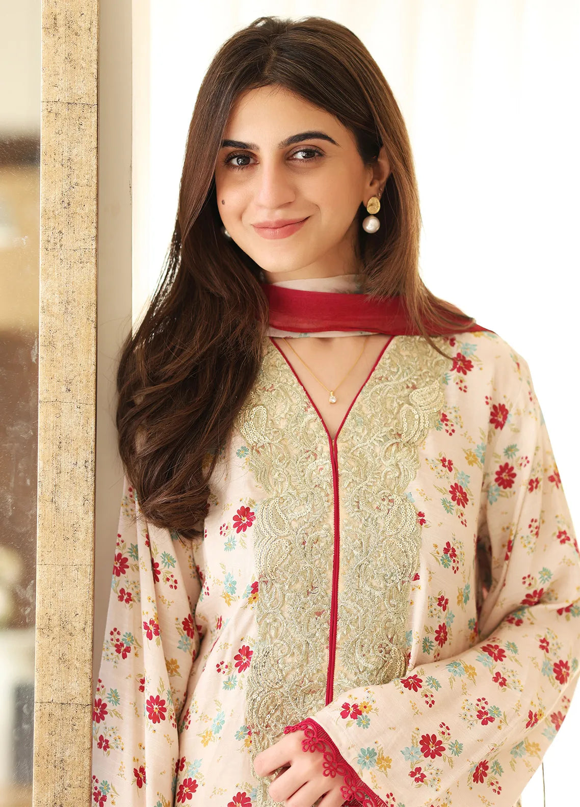 Rangeen Pret Dyed Raw Silk 3 Piece Lime Lux main image 0